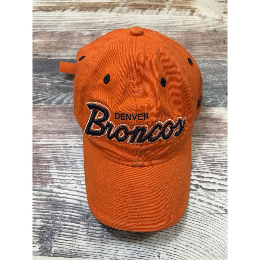 Vintage Denver Broncos NFL Reebok Orange Baseball Cap Hat One Size